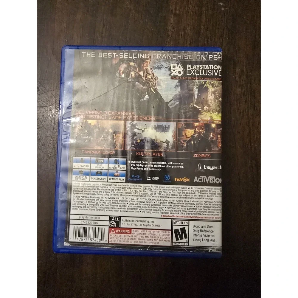 Call of Duty Black Ops III 3 (PlayStation 4 /‎ PS4)